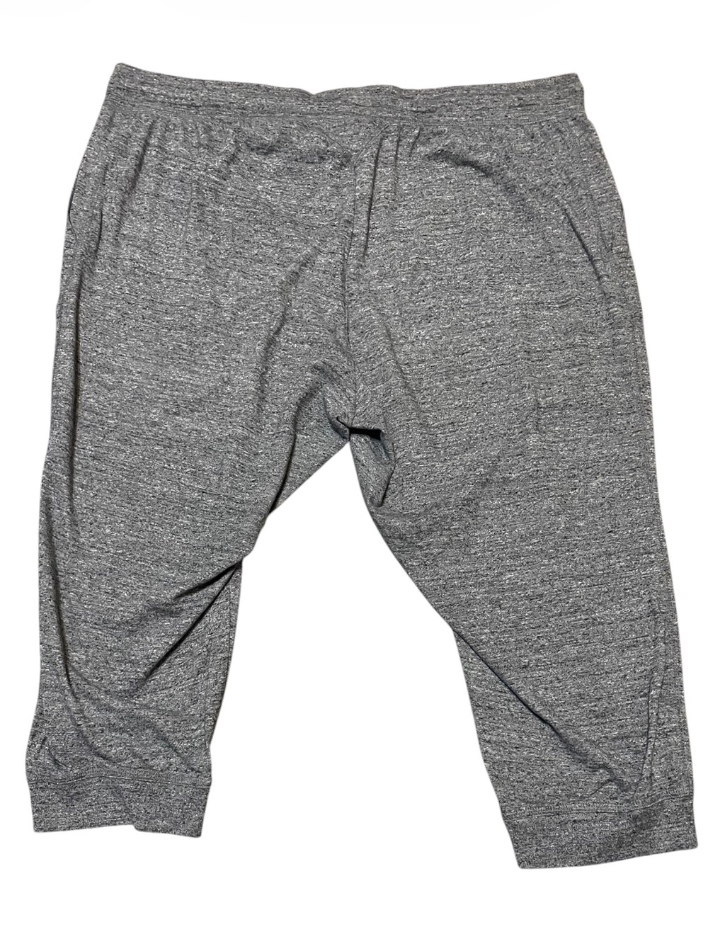 Nike Women's Sportswear Gym Vintage Capri Sweatpants Heathered Gray XXL - Picture 9 of 9